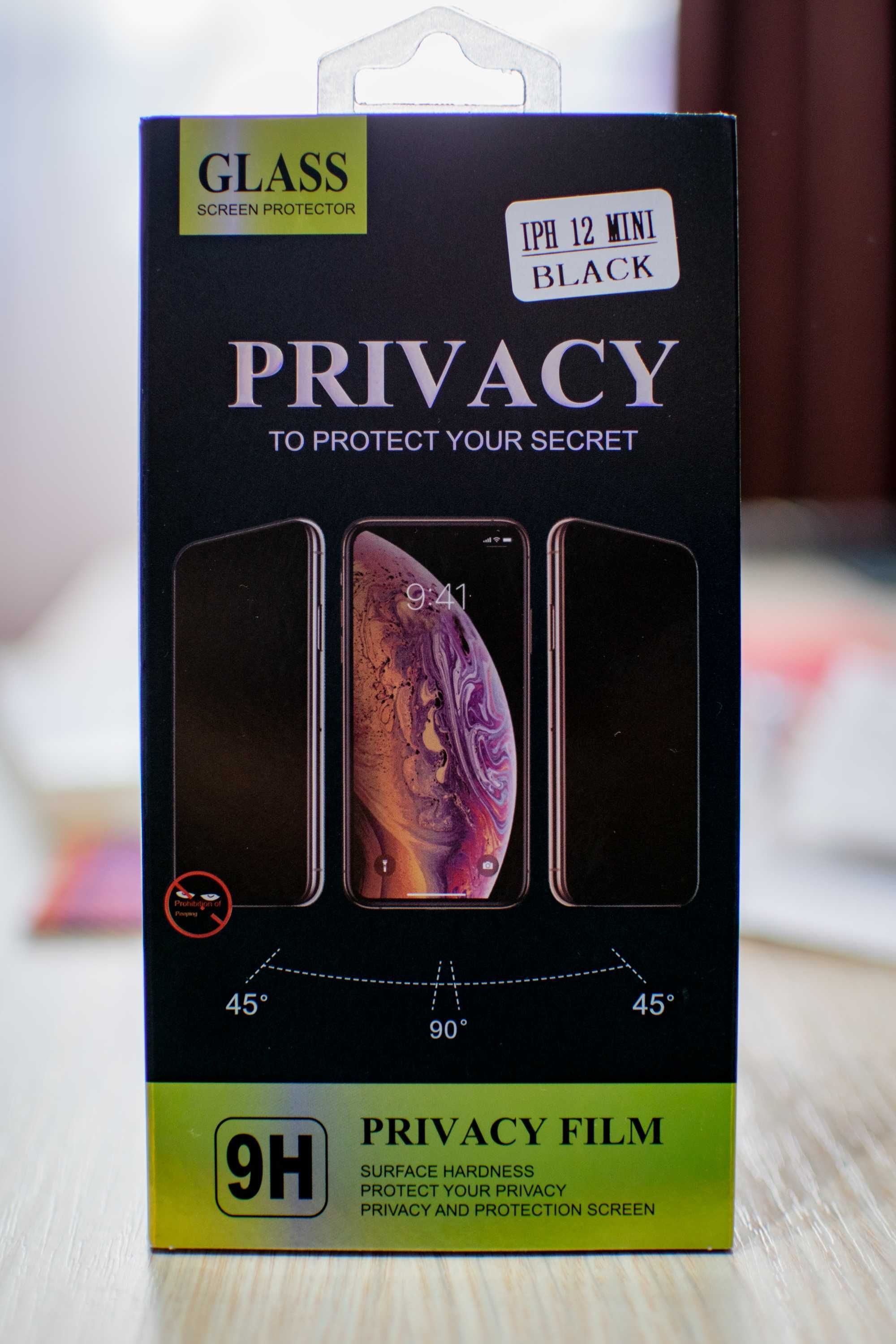 Folie de sticla Privacy Tempered Glass iPhone 12 Mini