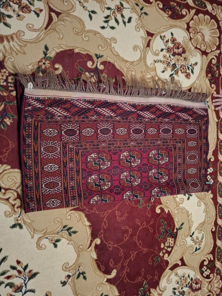 Asl Turkman gilam  1.15×1.80  60 yilgi gilam zich to'qilgan