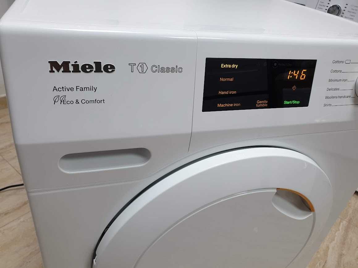 UK Miele T1 Сушилня с Термопомпа Миеле 12м Гаранция