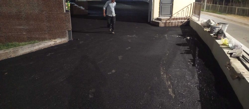 Асфальт киламиз..