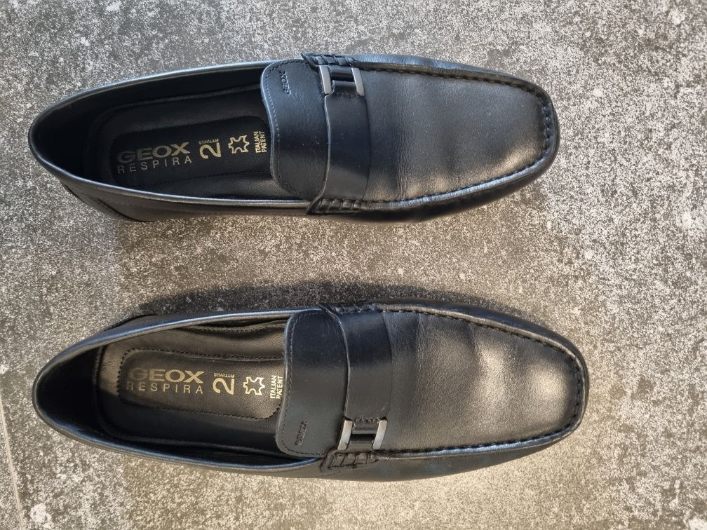 Vand Mocasini Geox din piele culoare neagra numărul 42