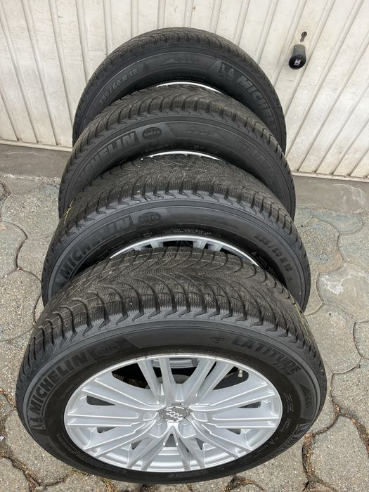 Jante aliaj 5x112mm, anvelope iarna 235/60 R18, Audi Q5, Mercedes