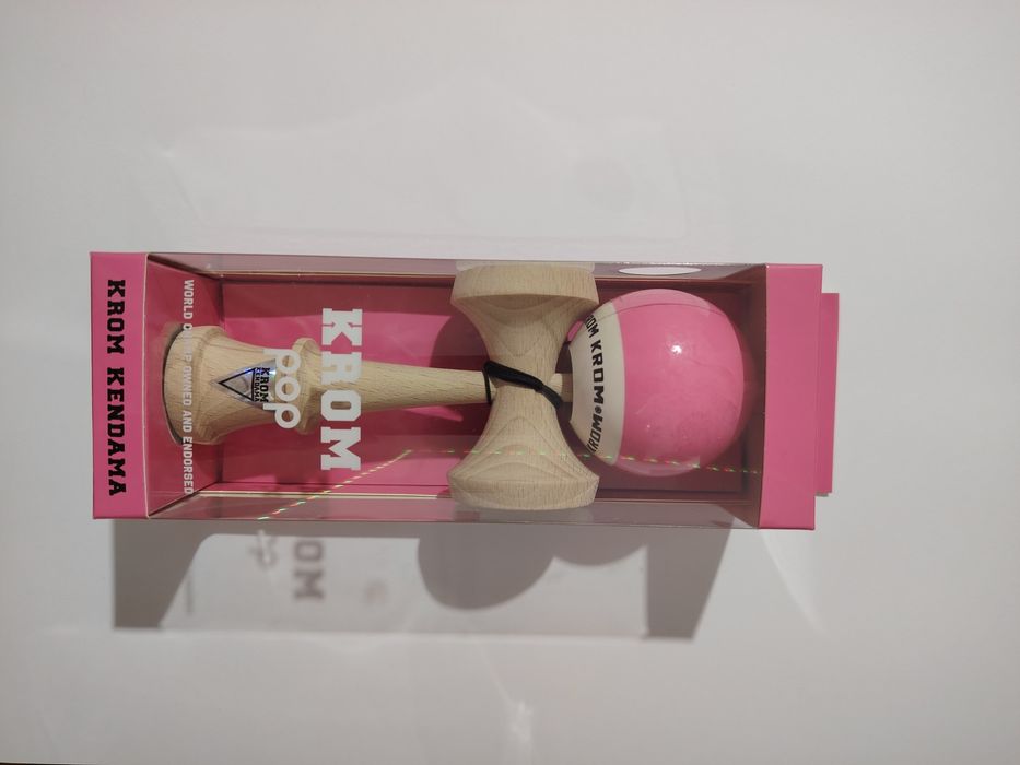 Kendama krom pop roz noua sigilata