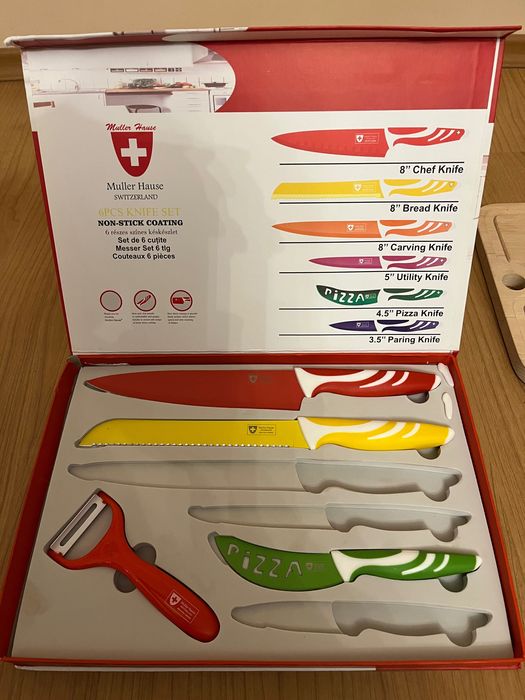 Muller Haus Switzerland Knife лот от 3 бр.ножове и белачка - 60 лв.