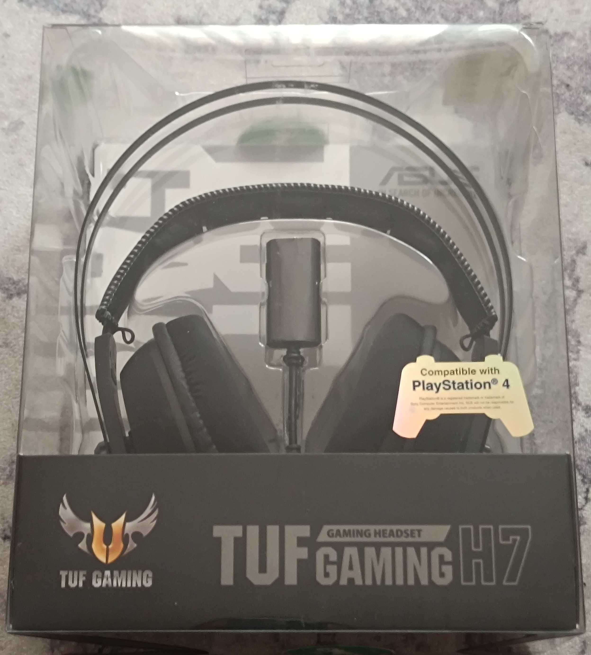 Casti Gaming ASUS TUF Gaming H7 7.1 Gun Metal, noi, garantie 21.01.27
