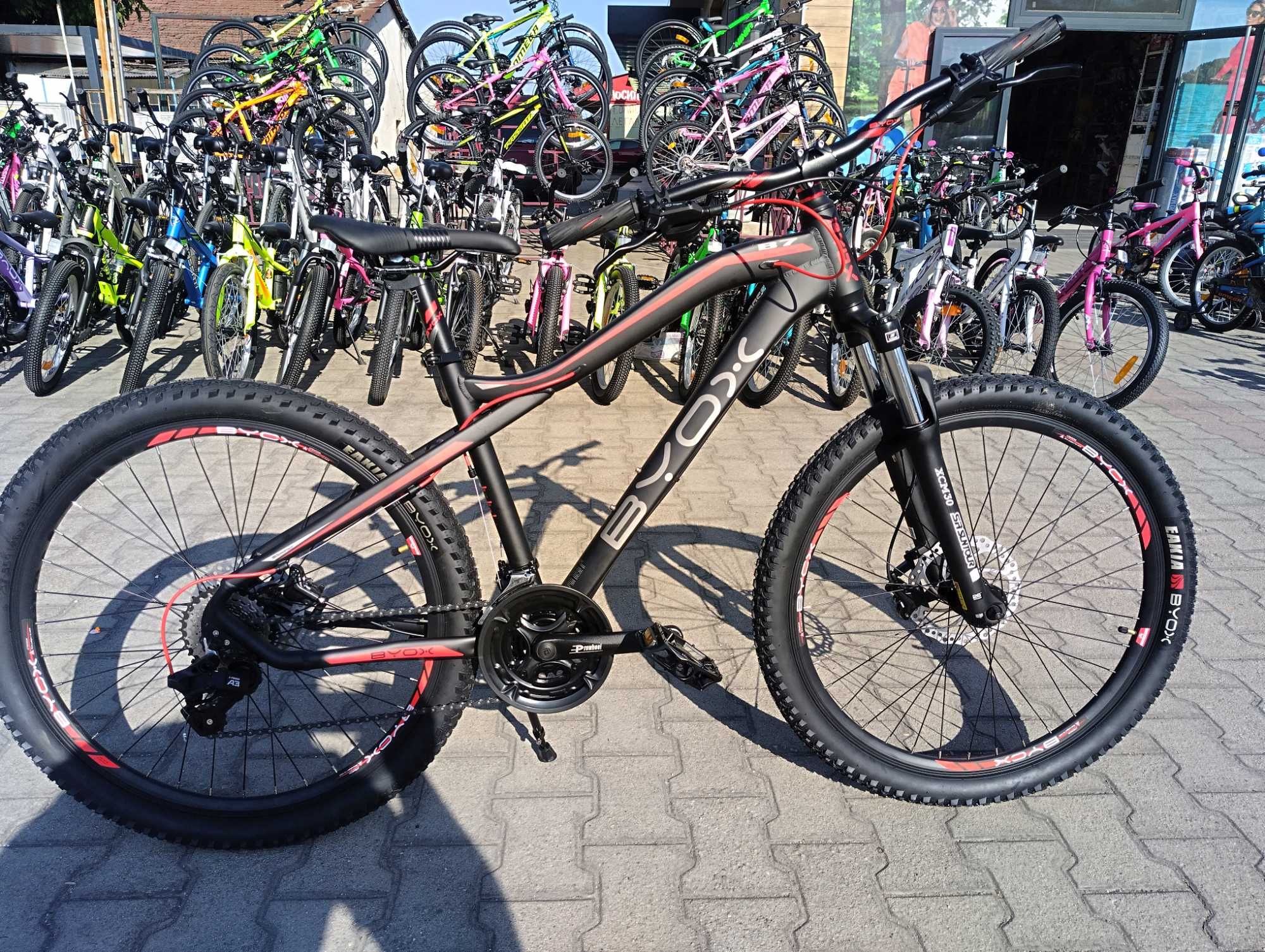 BYOX Алуминиев велосипед 26" B7 HDB червен