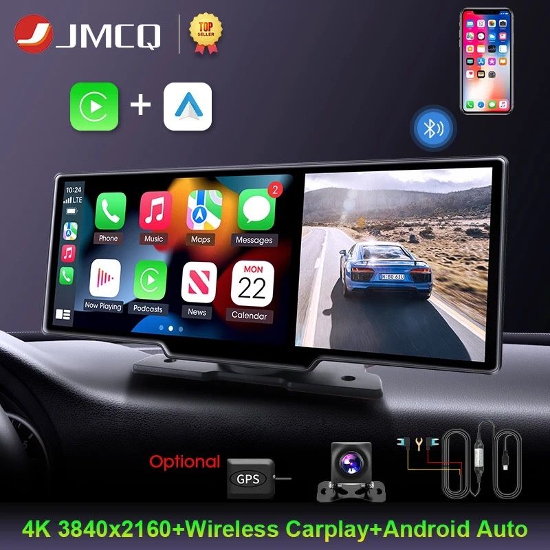 Ecran/display Carplay si Android auto wireless