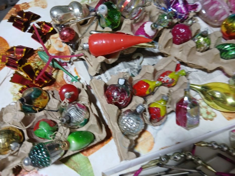 Игрушки на ёлку СССР.