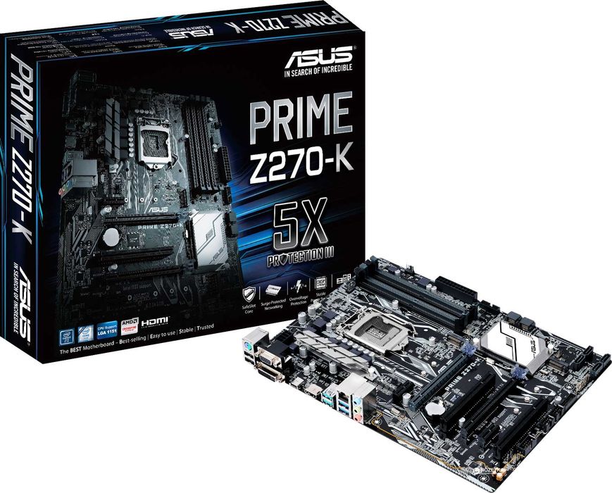 Дъно Дънна платка ASUS PRIME Z270-K 1151 DDR4 M.2 OVERCLOCK