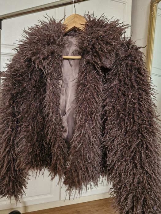 ново дамско палто косъм