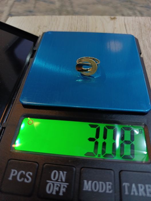 Золотое кольцо, новые бренды, Alfa gold .вес  3,08 гр. Проба 585