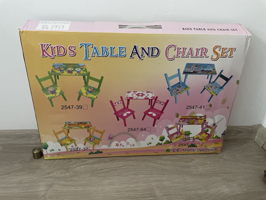 Măsuță cu 2 scaune