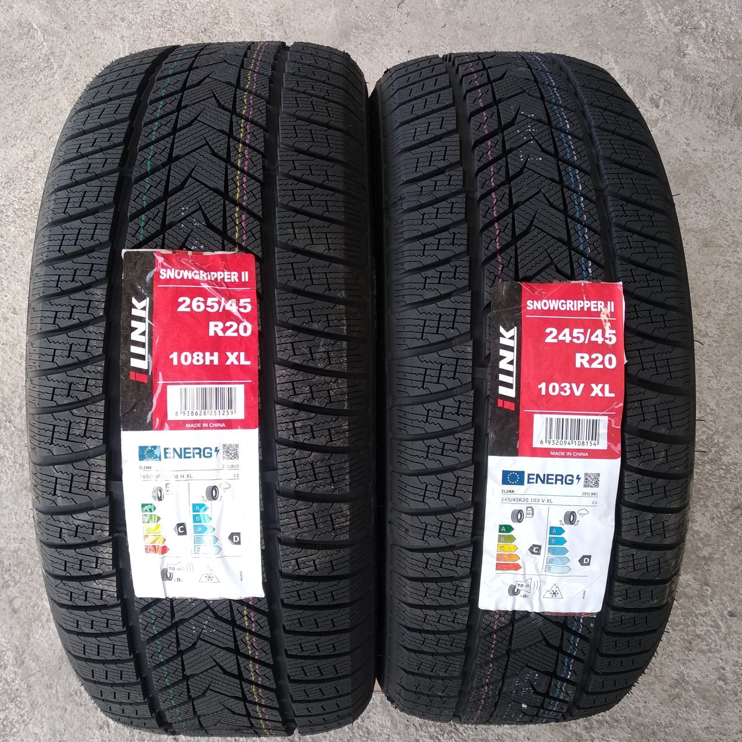 Разноширокий зимние автошины 245/45R20 - 265/45R20
