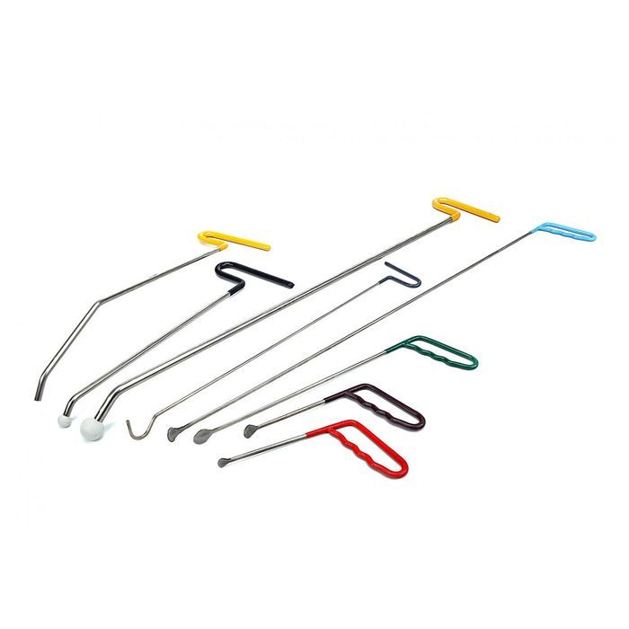 Trusa carlige pt indreptat caroserii 8 piese cu capete interschimbabil