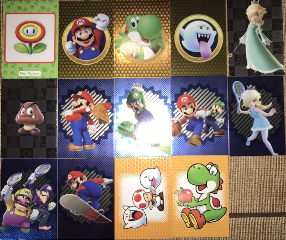 Set 32 Cartonase Super Mario TCC - Panini - 2022