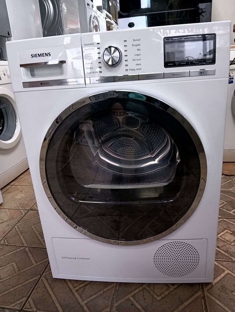 Като нова сушилня с термопомпа Сименс Siemens IQ 800 A+++ 8кг ГАРАНЦИЯ