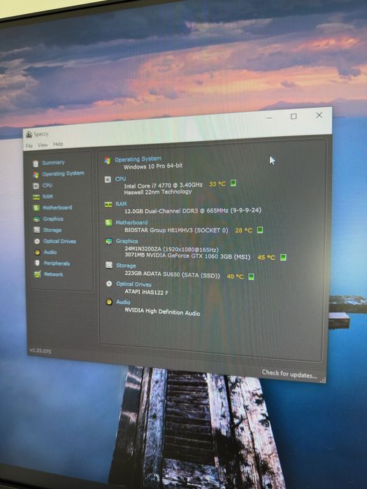 PC i7 + GTX 1060 + Monitor 165Hz – Setup Complet – Vând/Schimb