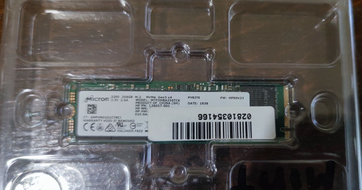 SSD 256GB NVMe Micron