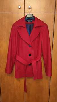 Червено дамско палто, размер М