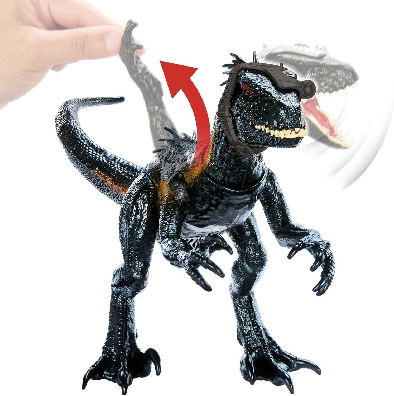 Mattel Jurassic World Track N Attack Indoraptor Подвижна фигура