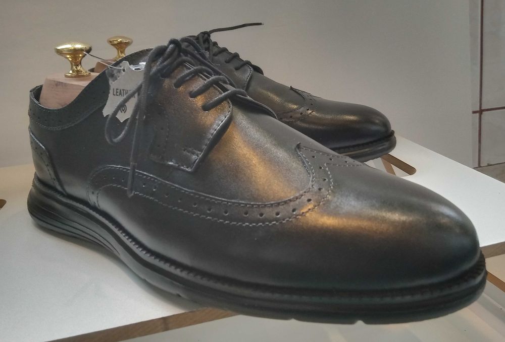 Pantofi derby brogue 43 premium Migato NOI piele naturala moale