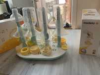 Kit Pompă sân Medela, biberoane, cupe, comprese lanolină, sterilizator