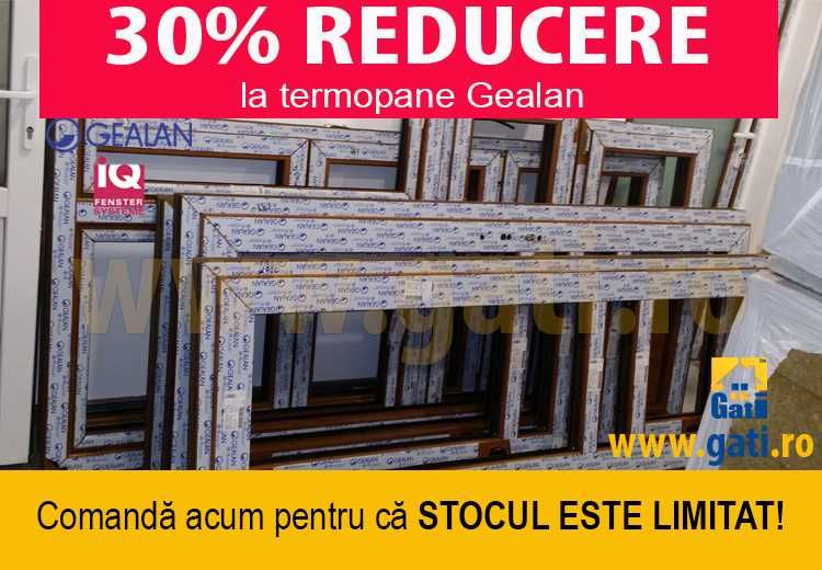 Geamuri termopan Gealan - Azi 30% REDUCERE în Domnești