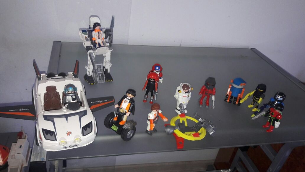 Playmobil agent secret, mașina, roboti etc