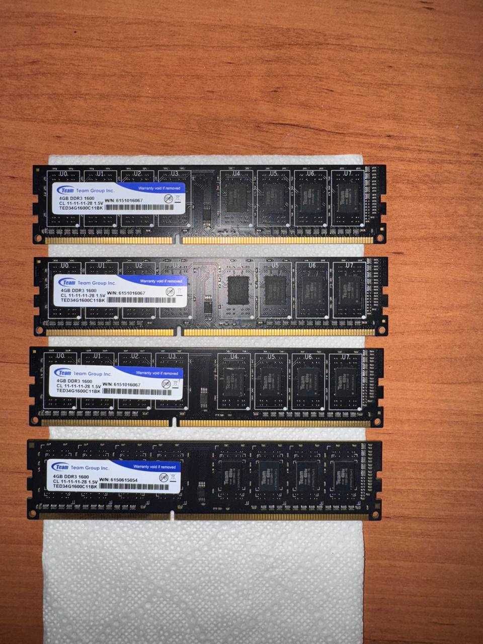 Оперативная память Team Group DDR3 4Gb