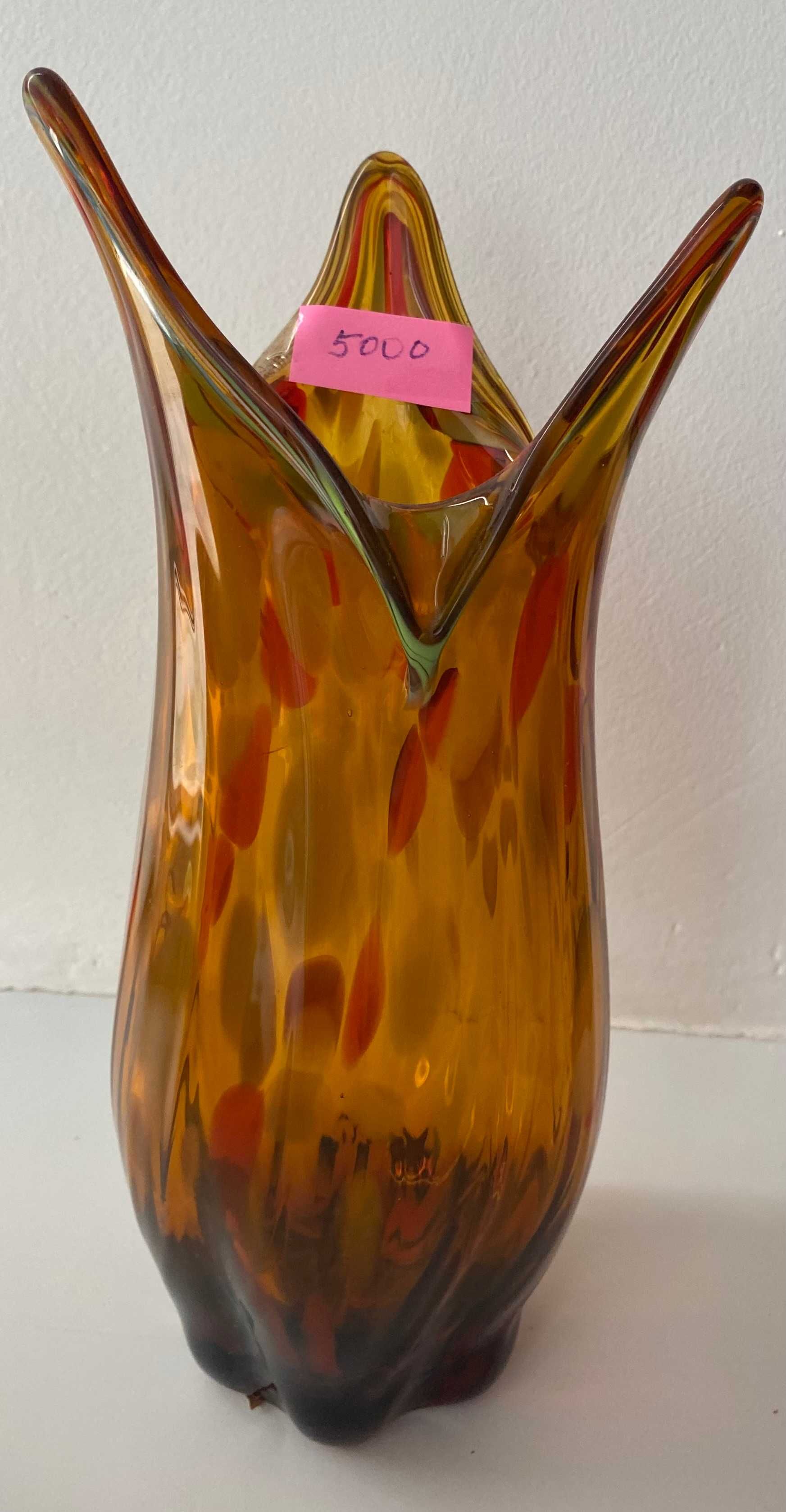 Богемское стекло ваза для цветов и декора