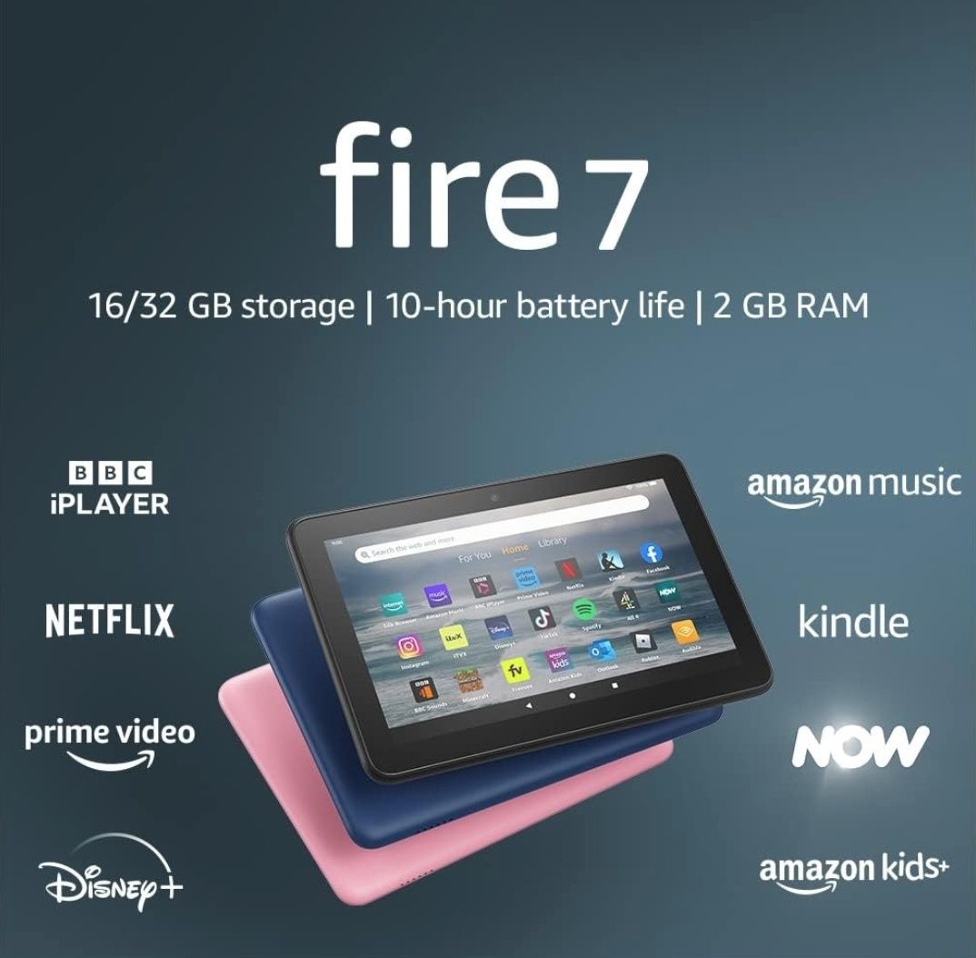 Розов Таблет Amazon Fire 7"  16 gb Rose