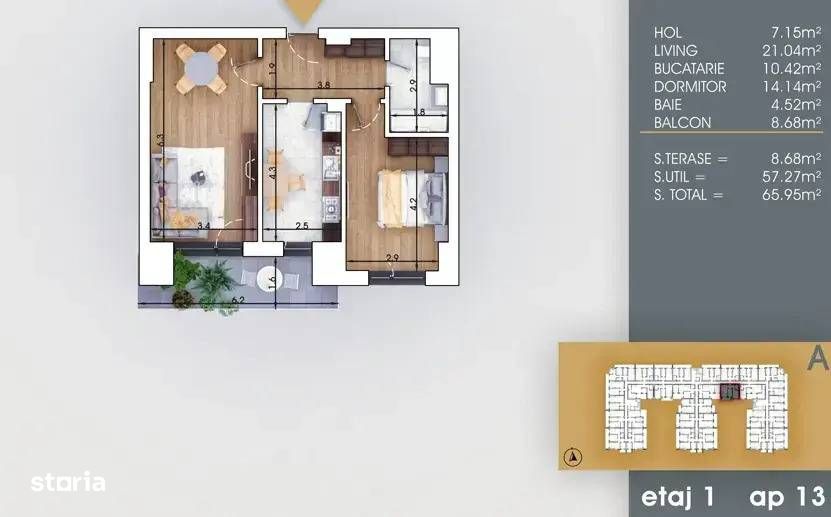 Oferta Apartament 2 camere decomandat Direct Dezvoltator