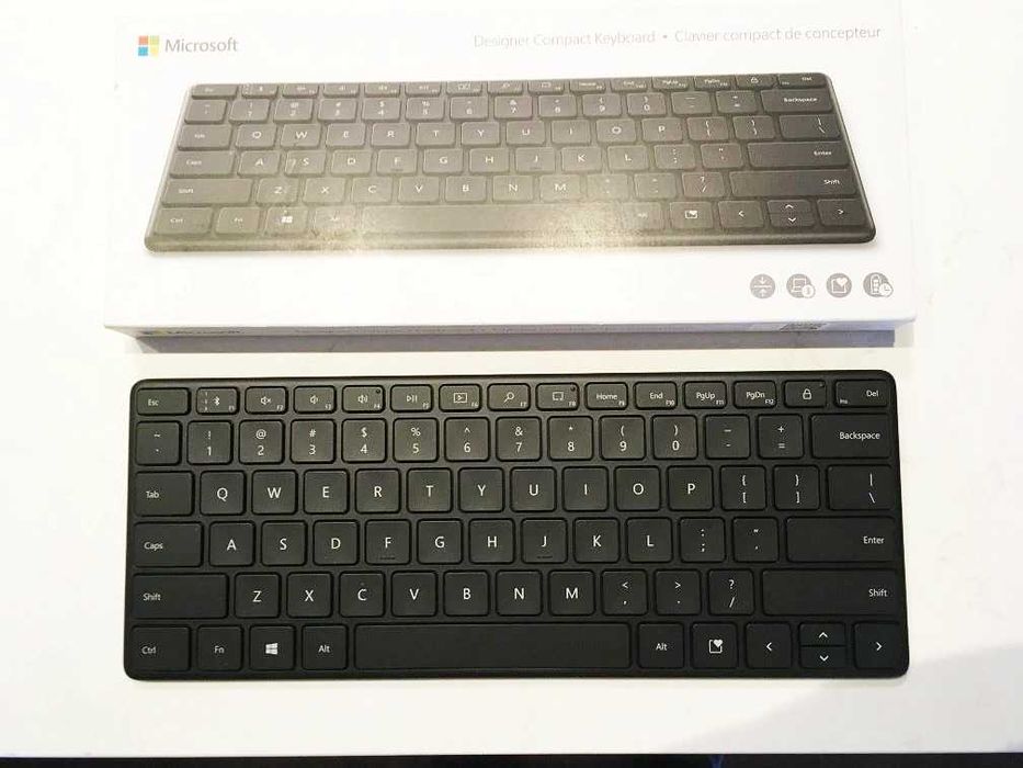 Tastatura Microsoft Designer Compact (TKL Bluetooth multi device nou)