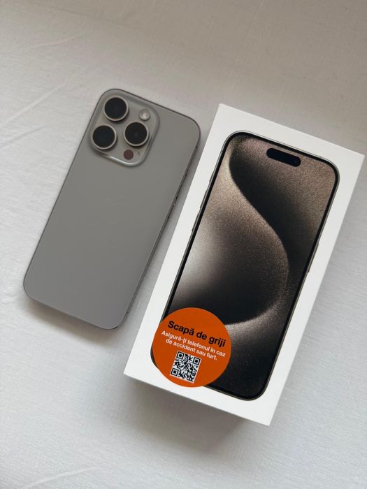 Vand iPhone 15 Pro Natural  Titanium