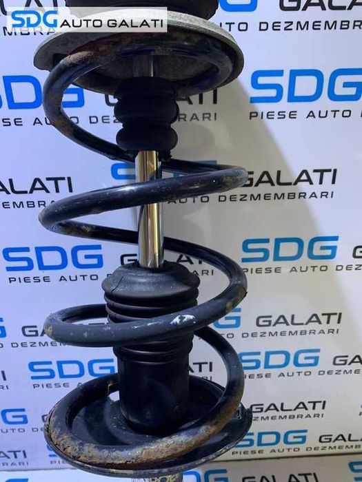 Amortizor Telescop Complet cu Arc si Flansa Dreapta Fata Dacia Logan 2004 - 2011