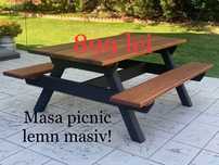 Masa gradina lemn masiv