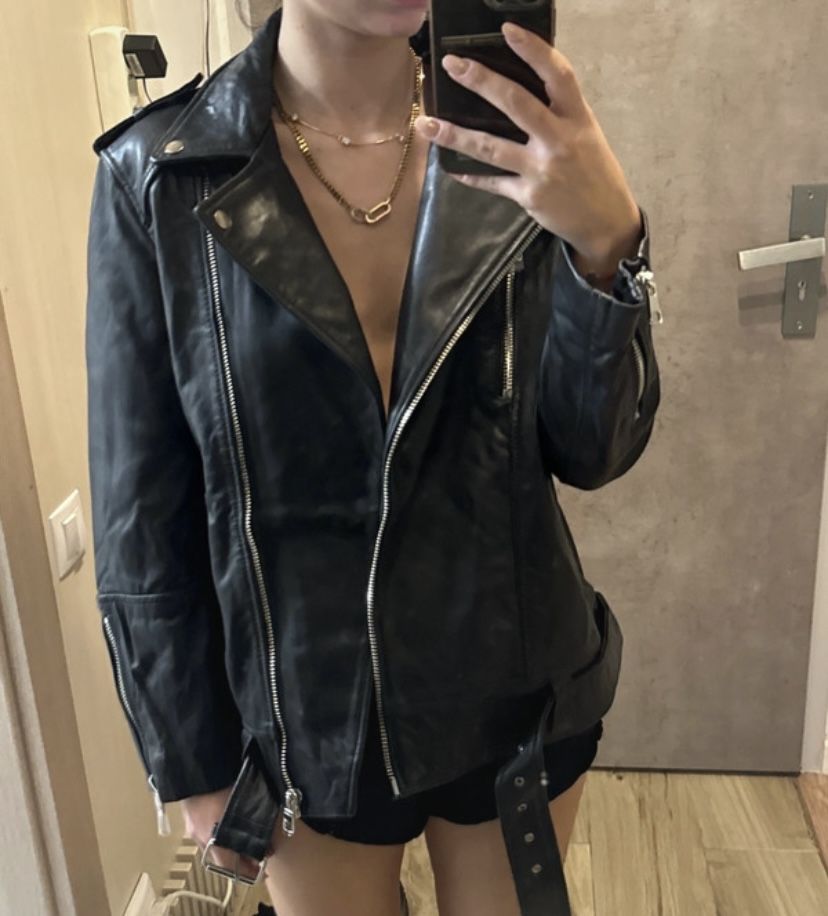 Geaca piele Zara