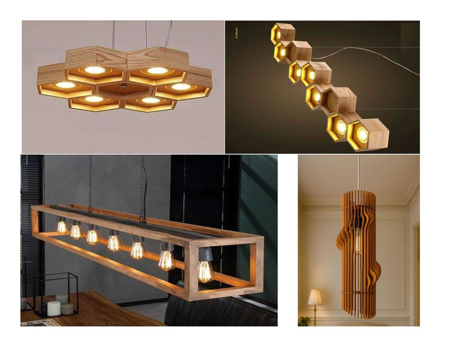 corp iluminat lustre lămpi veioze aplice plafoniere stejar lemn masiv