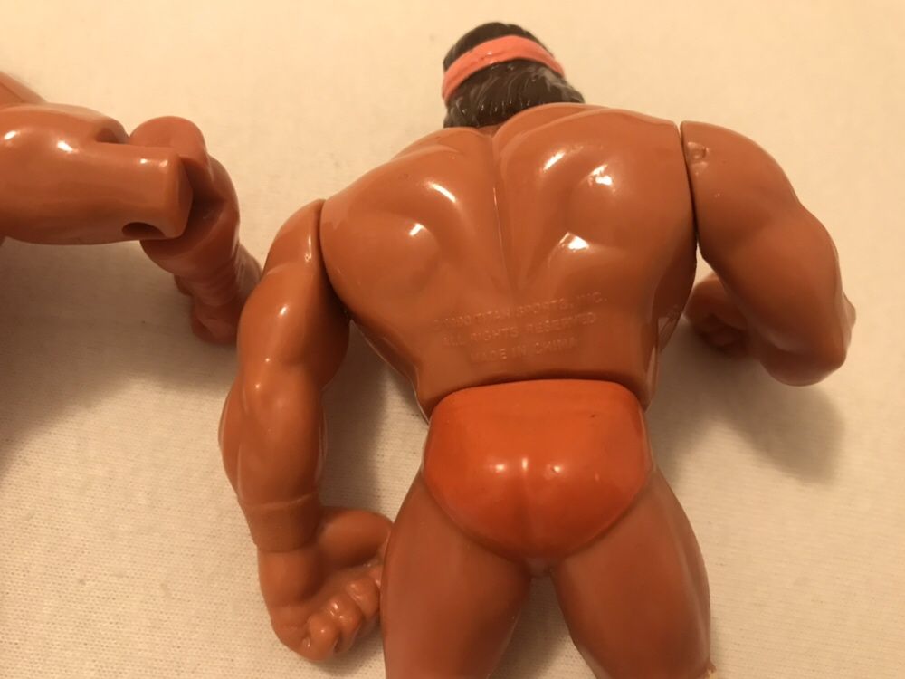 Figurine rare WWE Titans Sports Macho man 1990