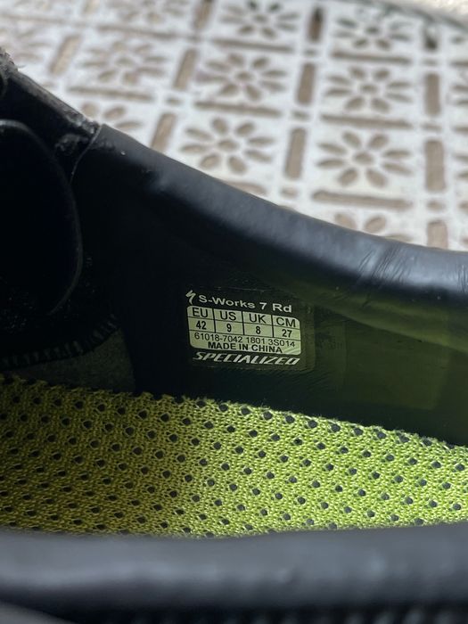 Вело шпайкове Specialized Sworks 7 RD Road Shoes шосе обувки 42 и 41.5