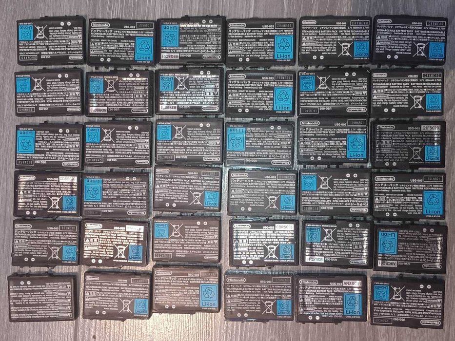 Lot 36 bc baterii acumulatori originale Nintendo pt Nintendo DS Lite