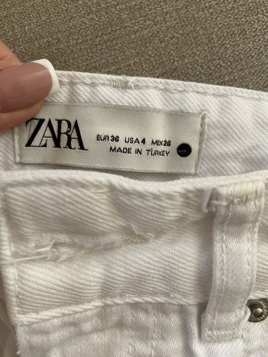 Бели дънки Zara