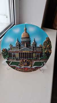 Сувенирная тарелка "Санкт-Петербург"
