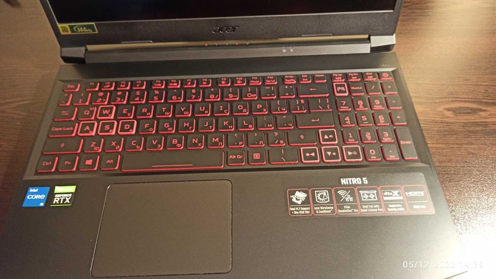 Gaming laptop ACER NITRO 5 AN515-56