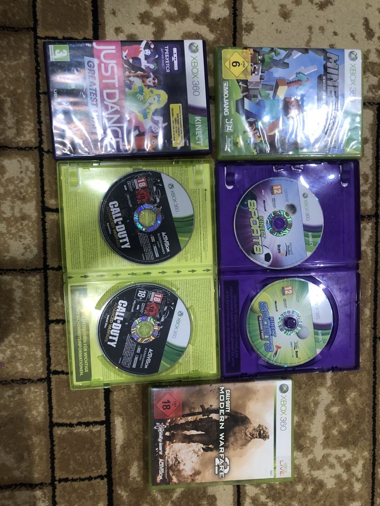 Диски на Xbox 360