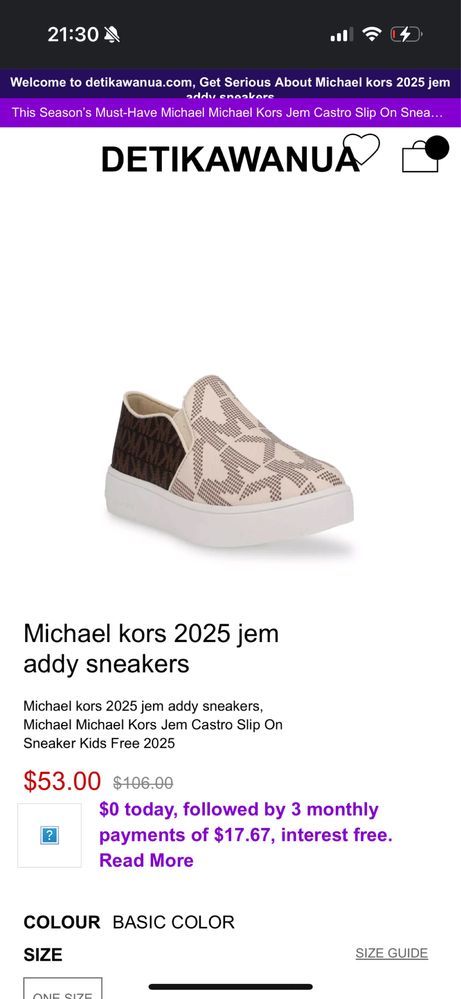 Детски обувки/мокасини Michael Kors