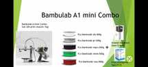 Imprimanta 3D Bambulab A1 mini Combo AMS 4kg PLA 30h print