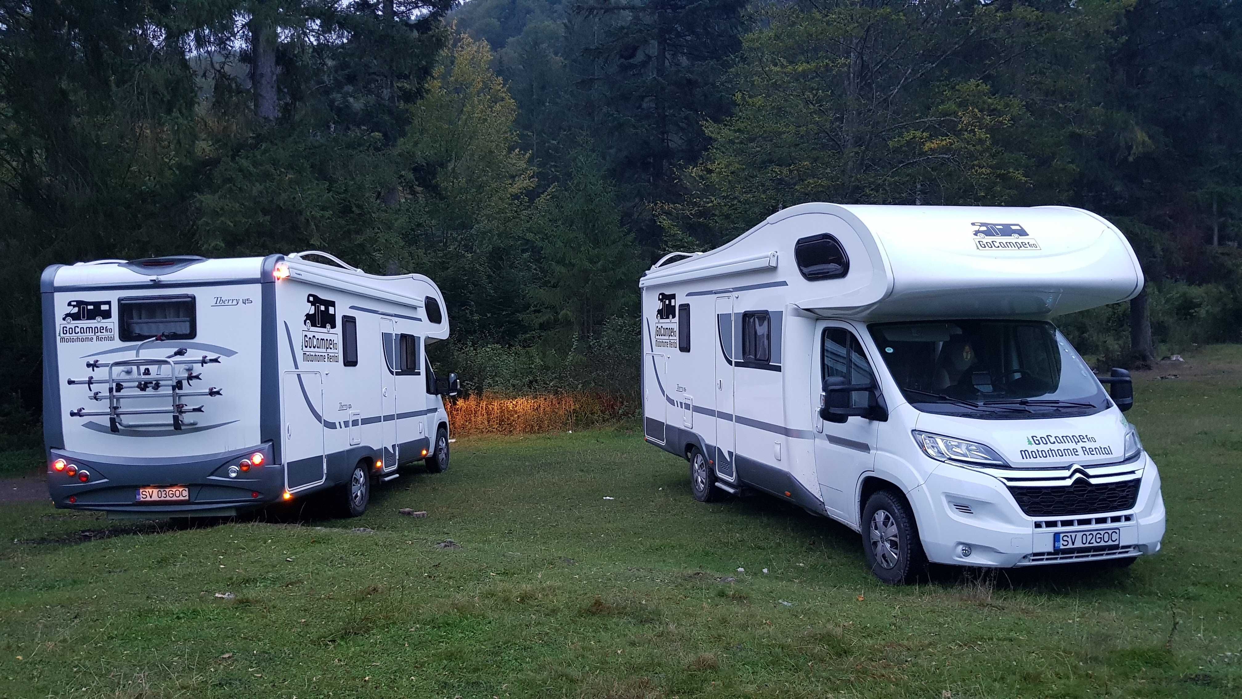 Autorulote GoCamper de inchiriat, modele 2019-2024