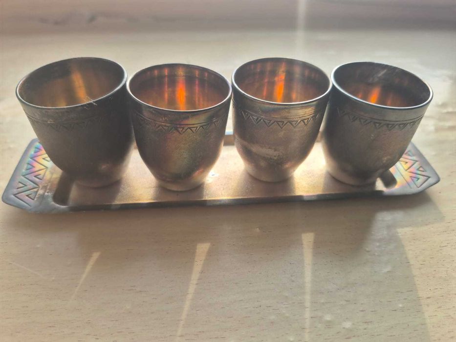 серебренные, бронзовые приборы