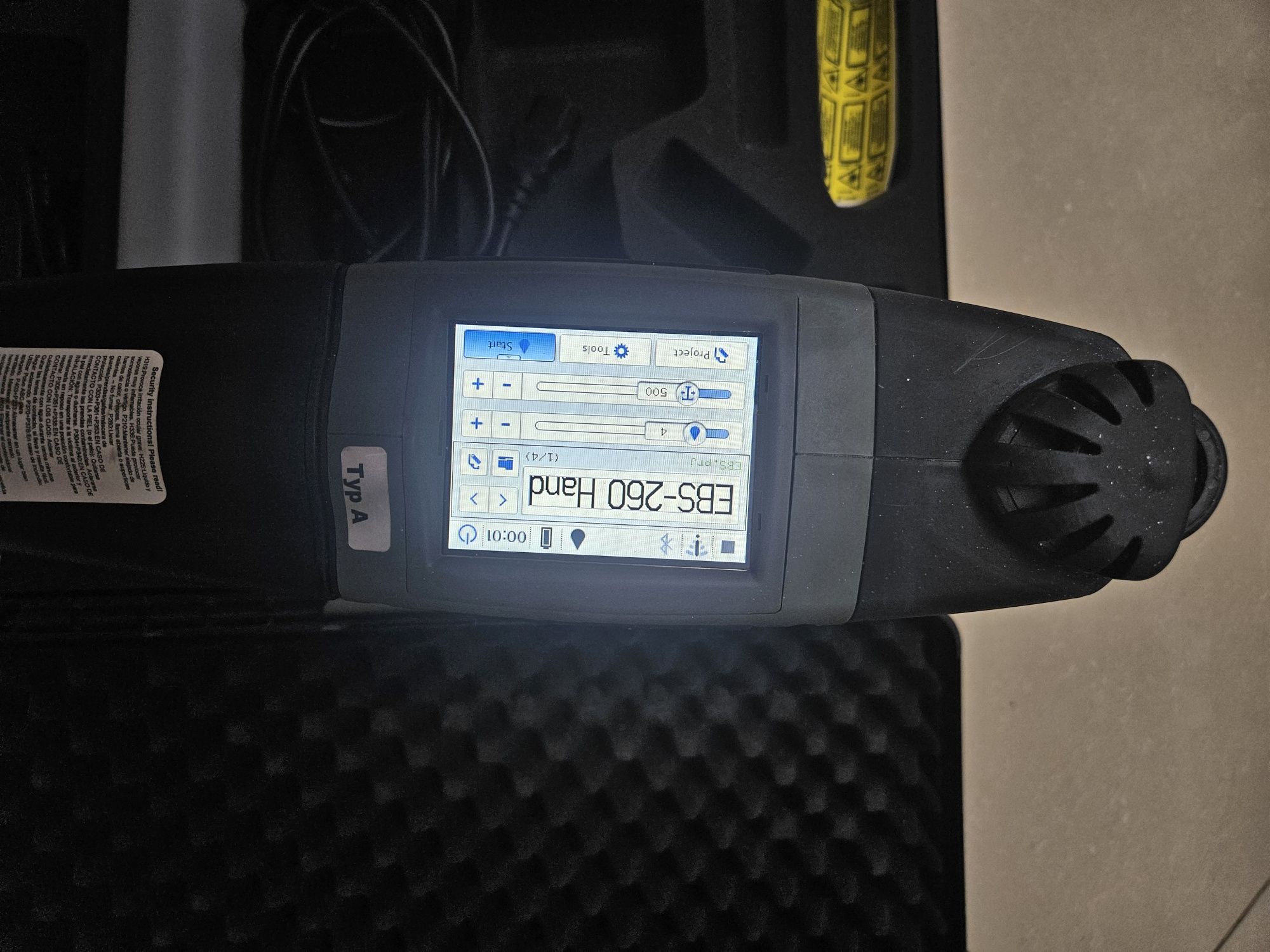 57% REDUS Imprimanta laser Inkjet Portabila Handjet EBS 260
